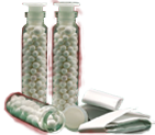 Homeopayhy medicine bottles